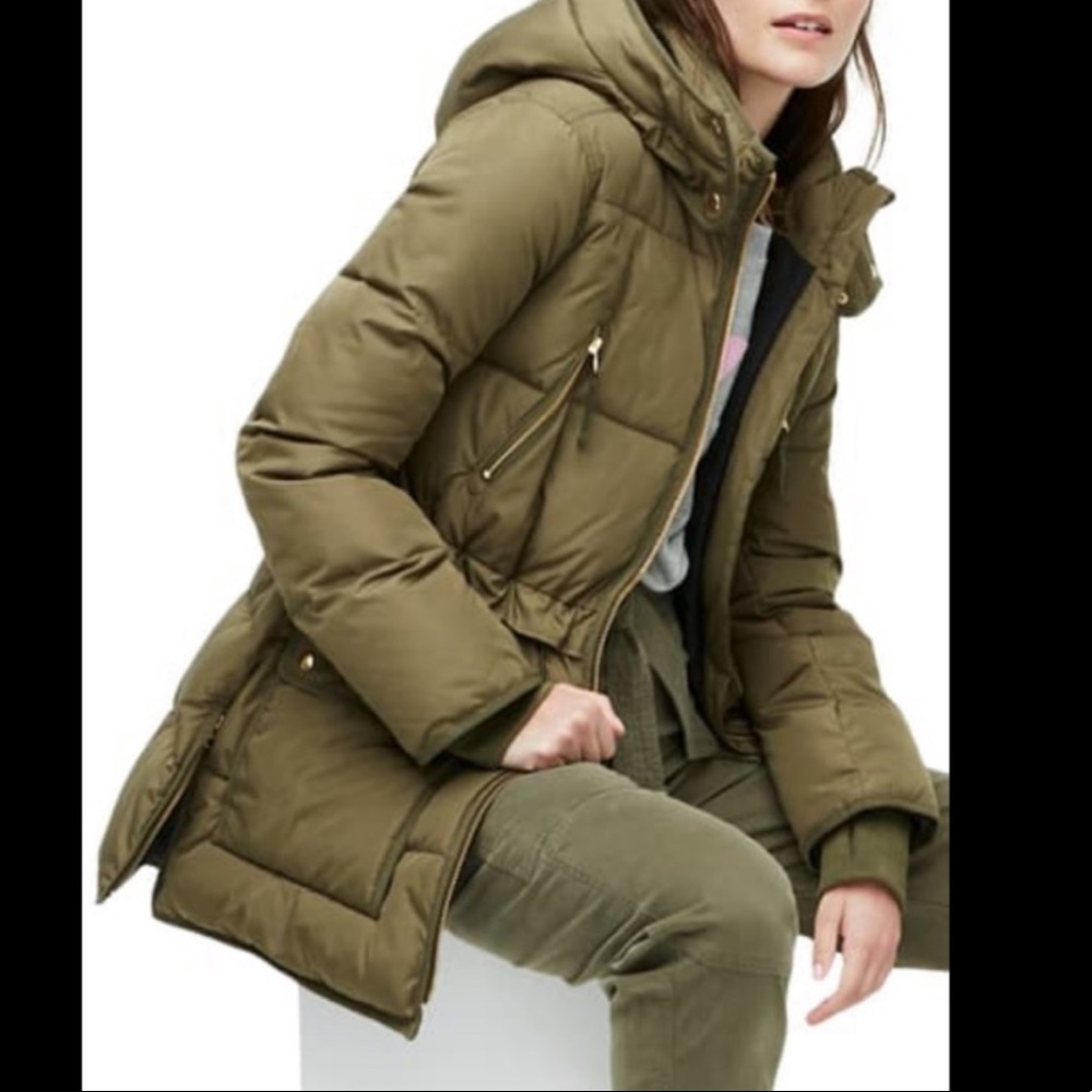 J. Crew Chateau Primaloft Water Resistant Puffer Jacket
